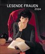 : Lesende Frauen Edition Kalender 2024. Kunstvoller Wandkalender mit zauberhaften Gemälden von lesenden Frauen. Großer Kunst-Kalender 2024 im Hochformat. 46x55 cm., KAL