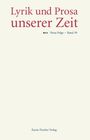 „Lyrik und Prosa unserer Zeit“, „Neue Folge • Band 39“, „Karin Fischer Verlag“; schlichtes Design.