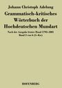 Johann Christoph Adelung: Grammatisch-kritisches Wörterbuch der Hochdeutschen Mundart, Buch
