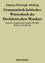 Johann Christoph Adelung: Grammatisch-kritisches Wörterbuch der Hochdeutschen Mundart, Buch