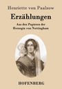 Henriette von Paalzow: Erzählungen, Buch