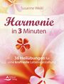 Susanne Weikl: Harmonie in 3 Minuten, Buch