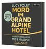 „Mord im Grand Alpine Hotel“, vorläufiges Cover, Lucy Foley, Miss Marple, Autorin Agatha Christie.