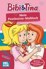 : Bibi & Tina: Mein Postkarten-Malblock, Buch