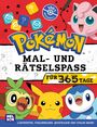 : Pokémon Activity-Buch: Mal- und Rätselspaß für 365 Tage, Buch