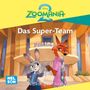 Zoomania 2, Das Super-Team. Ein Hase und ein Fuchs stehen lächelnd vor einem Polizeigebäude.
