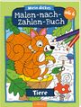 : Mein dickes Malen-nach-Zahlen-Buch - Tiere, Buch