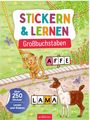 : Stickern & Lernen - Großbuchstaben, Buch