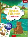 : Erstes Stickern - Tierkinder, Buch