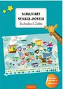 : Schulstart-Sticker-Poster Buchstaben & Zahlen, Buch