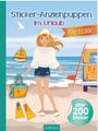 : Sticker-Anziehpuppen Metallic - Im Urlaub, Buch