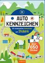 Annette Maas: Autokennzeichen - Alle bundesweiten Kennzeichen zum Stickern, Buch