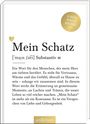 Mein Schatz (Substantiv, m), Buch