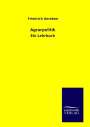 Friedrich Aereboe: Agrarpolitik, Buch