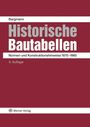 Horst Bargmann: Historische Bautabellen, Buch