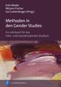Buchtitel: "Methoden in den Gender Studies". Untertitel: "Ein Lehrbuch für das inter- und transdisziplinäre Studium". Abstrakte Kunst unten.