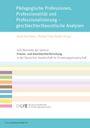 "Pädagogische Professionen, Professionalität und Professionalisierung – geschlechtertheoretische Analysen" in Türkis.