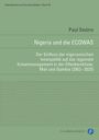 Cover eines Buches mit Titel: "Nigeria und die ECOWAS" von Paul Sedzro. Grünen Hintergrund, Verlag-Logo unten rechts.