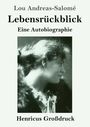 Lou Andreas-Salomé: Lebensrückblick (Großdruck), Buch