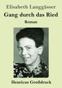 Elisabeth Langgässer: Gang durch das Ried (Großdruck), Buch