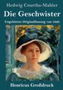 **Die Geschwister**: Ungekürzte Originalfassung von 1920. Illustration einer Frau mit Hut vor grünen Hintergründen.