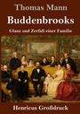 "Thomas Mann, Buddenbrooks, Glanz und Zerfall einer Familie, Henricus Großdruck. Gemälde einer eleganten Familie im Salon."