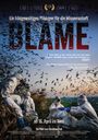 "Ein bildgewaltiges Plädoyer für die Wissenschaft. BLAME. Ab 16. April im Kino. Ein Film von Christian Frei." Menschen in Schutzanzügen.