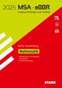 : STARK Original-Prüfungen und Training MSA/eBBR 2025 - Mathematik - Berlin/Brandenburg, Buch,Div.