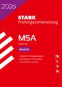 : STARK Deutsch - MSA 2026 Hamburg - Prüfungsvorbereitung, Buch,Div.