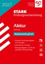 „STARK Prüfungsvorbereitung Abitur Hamburg Mathematik gA/eA 2027“ auf rotem Hintergrund, mit Lerninhalten.