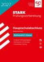 "STARK Prüfungsvorbereitung Hauptschulabschluss Niedersachsen Mathematik 9. Klasse. Roter Hintergrund, weißer Text."