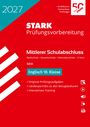 „2027“, „STARK Prüfungsvorbereitung“, „Mittlerer Schulabschluss“, „Englisch 10. Klasse“. Roter Hintergrund, 50 Jahre Logo.