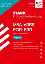 2027, STARK Prüfungsvorbereitung, MSA · eBBR, Berlin/Brandenburg, Englisch. Rote und türkise Elemente.