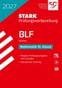 „STARK Prüfungsvorbereitung BLF Sachsen Mathematik 10. Klasse“. Rotes, modernes Buchtitel-Layout mit Logos.