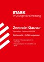 Roter Hintergrund mit weißem Text: STARK Prüfungsvorbereitung, Zentrale Klausur Mathematik – Einführungsphase.