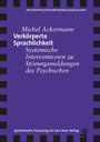 Buchtitel: Verkörperte Sprachlichkeit - Systemische Interventionen zu Störungsmeldungen des Psychischen. Lila Hintergrund.
