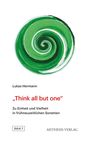 Lukas Hermann: "Think all but one", Buch