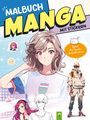 Schwager & Steinlein Verlag: Extra dickes Manga-Malbuch mit Stickern zum Kreativsein und Entspannen für alle Manga-Fans!, Buch