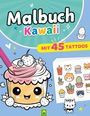 Schwager & Steinlein Verlag: Malbuch Kawaii mit 45 Tattoos, Buch