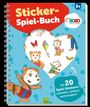 Text: "COVER IN ARBEIT". Darunter ein weißes Buch-Symbol. Unten links steht "Schwager & Steinlein" neben einem Logo.