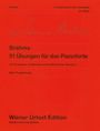 Johannes Brahms: 51 Übungen für das Pianoforte, Buch