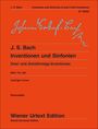 Johann Sebastian Bach (1685-1750): Inventionen und Sinfonien, Buch