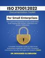 ISO 27001:2022 Toolkit für kleine Unternehmen. Goldenes Vorhängeschloss auf blauem Hintergrund. Autor: Dr. Mohamed Ali Ibrahim.