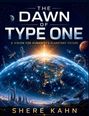 "The Dawn of Type One: A Vision for Humanity’s Planetary Future" – Shere Kahn. Zukunftsvision mit Erde, Satelliten, Windrädern.