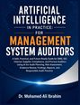 "Artificial Intelligence in Practice: For Management System Auditors" von Dr. Mohamed-Ali Ibrahim, blauer Hintergrund.
