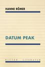 Hanne Römer: Datum Peak, Buch