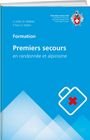 "Premiers secours en randonnée et alpinisme. Club Alpin Suisse CAS. Illustration eines Erste-Hilfe-Koffers."