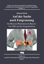 Buchtitel: "Auf der Suche nach Entgrenzung" über Drogenkulturen in der DDR. Gezeichnete Person mit Anzug hält DDR-Flagge.