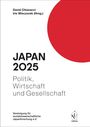 Titel: "JAPAN 2025 - Politik, Wirtschaft und Gesellschaft". Links oben: Herausgeber. Unten: Logo. Rechts oben: roter Halbkreis.