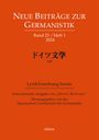 : Neue Beiträge zur Germanistik, Band 23 / Heft 1 / 2024, Buch